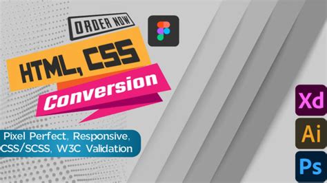 Do Figma To Html Css Pixel Perfect Conversion By Sz Mazhr Fiverr