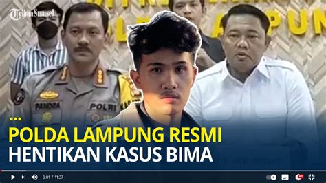 Polda Lampung Resmi Hentikan Kasus TikTokers Bima Yang Viral Usai