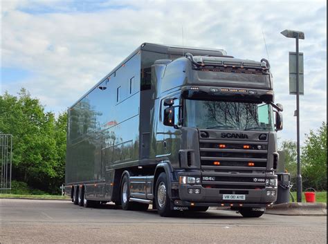 Scania 4 Series 164l 480 Car Transporter Heading For Home Flickr