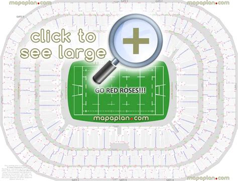 Twickenham Stadium Seat And Row Numbers Detailed Seating Chart London