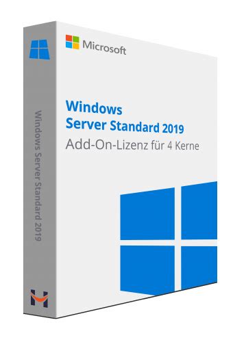 Windows Server 2019 Standard 4 Kerne Add On Lizenz P73 07909