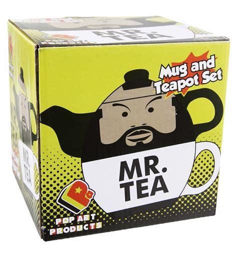 Mr Tea Teapot And Cup For One Set