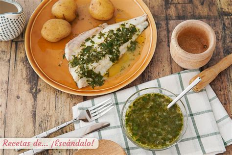 Salsa Verde Tradicional Con Perejil Ideal Para Pescados Y Mariscos