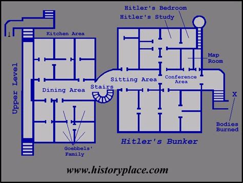 Hitlers Bunker Map