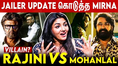 Muthuvel Pandian Terror Jailer Update Mirnaa Menon