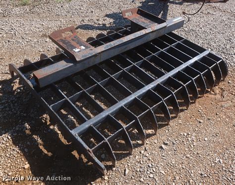 72w Skid Steer Root Rake In Ardmore Ok Item Mj9123 Sold Purple Wave