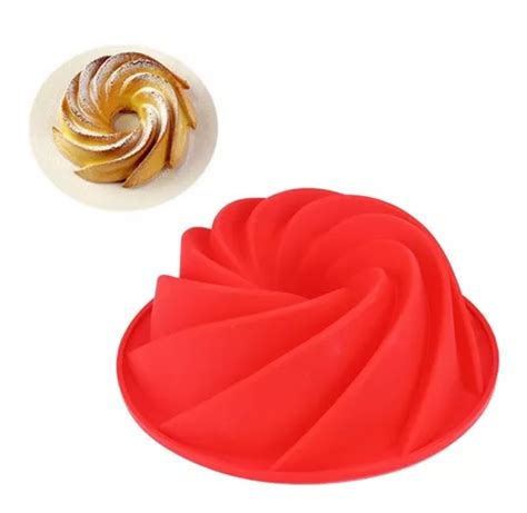 Molde Silicona Remolino Torta Savarin Flanera Cm X Cm Mercadolibre