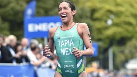 Rosa María Tapia logra medalla histórica para el triatlón femenil