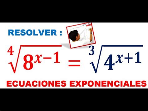 Ecuaciones Exponenciales Ejercicio Youtube