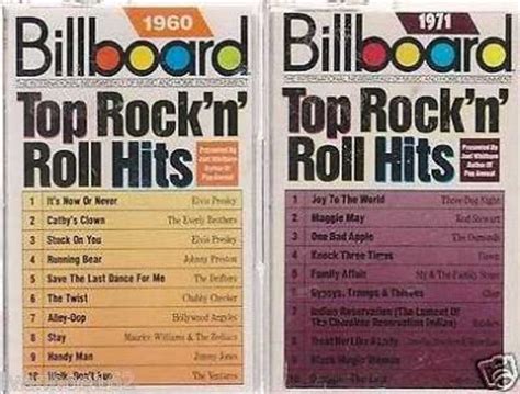 Billboard Top Rock N Roll Hits Cassette Lot