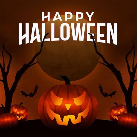 Premium Psd Happy Halloween Social Media Post Templates