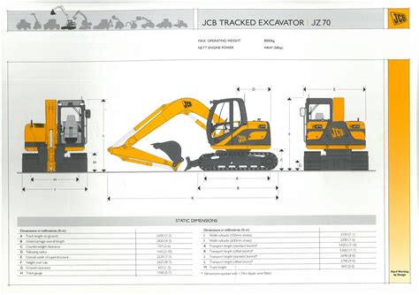 Jcb Excavator Tracked Jz70 Brochure