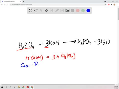 SOLVED A 0 0700 L Sample Of Phosphoric Acid H3PO4 Solution With An