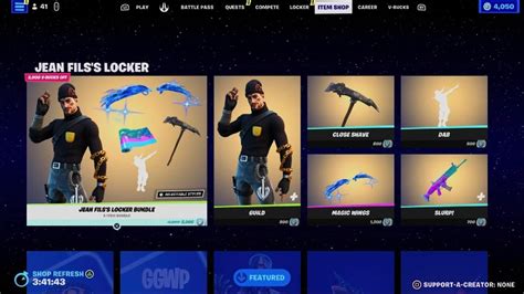 Jean Fils S Locker Bundle 3 FREE Items Still On The Shop Fortnite