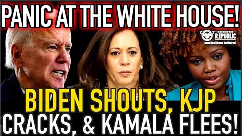 Panic At The White House Biden Shouts Kjp Cracks And Kamala Flees