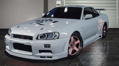 Nissan Skyline R34 Japanese Livery GTA5 Mods