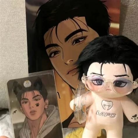 Korean Anime Joo Jae Kyung Jinx Kim Dan 20cm Plush Dolls Toy Nude Doll Plushie Cosplay