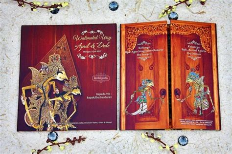 Detail Background Undangan Nikah Gambar Wayang Classic Koleksi Nomer 47