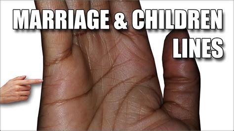 Marriage And Children Lines Female Palm Reading Palmistry 127 Youtube