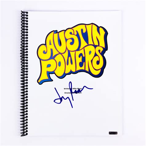 Signed Script // Austin Powers - Autographed Movie Scripts - Touch of ...
