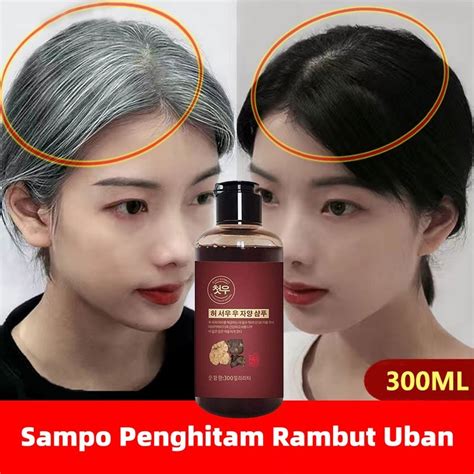 Jual Shampoo Penghitam Rambut Shampo Uban Permanen Original Shampoo