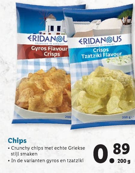 Eridanous Chips Folder Aanbieding Bij Lidl Details