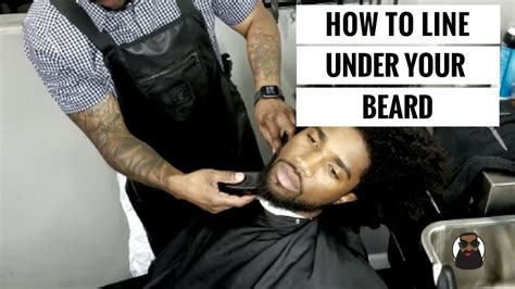 Step By Step How To Line Under Your Beard Tutorial Beards And