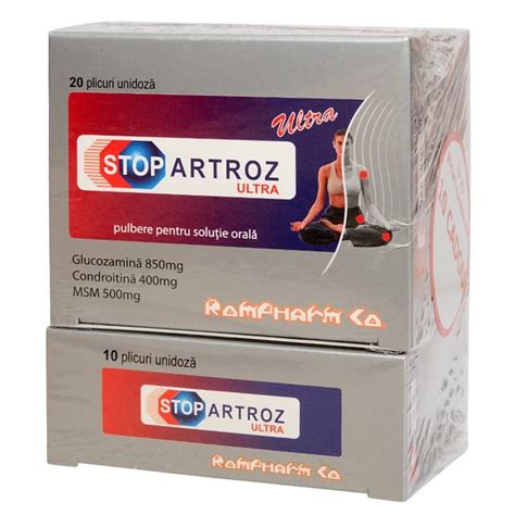 Pulbere Pentru Solutie Orala Stopartroz Ultra Rompharm Co 30 Plicuri