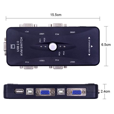 Chipal 4 Port Usb 2 0 Vga Kvm Switch Handleiding S Grandado