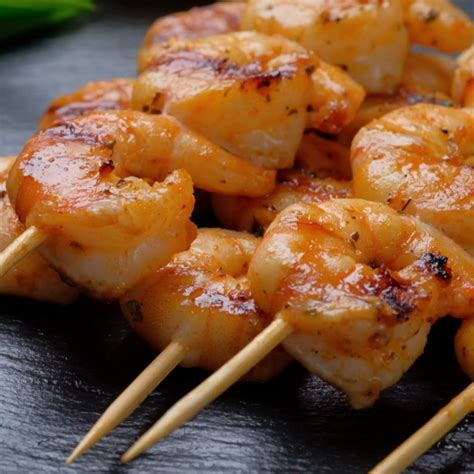 Grilled Garlic Herb Shrimp Cheekykitchen