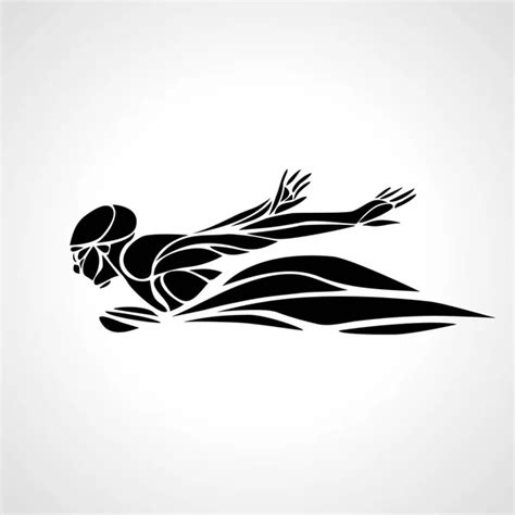 Swimmer Breaststroke Outline