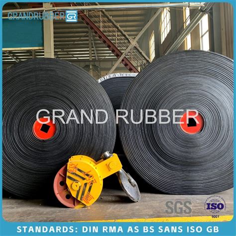 Fire Resistant Oil Resistant Tear Resistant Steel Cord Rubber Conveyor