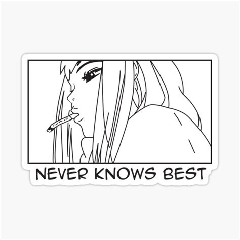 FLCL Never Knows Best Sticker For Sale By KwokArts Redbubble