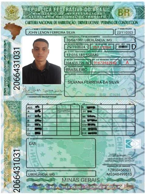 CARTEIRA DE HABILITAÇÃO FISICA-PDF-JOHN LENON MG A | PDF