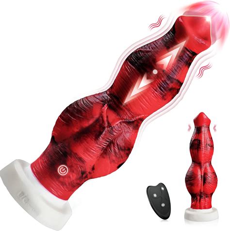 Thrusting Dildo Women Sex Toys Knot Huge Dildo Sex Toy With Vibration Thrust Mode