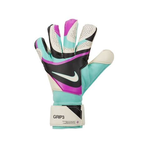 Nike Målmandshandske Grip 3 Peak Ready Sort Turkis Hvid Pink