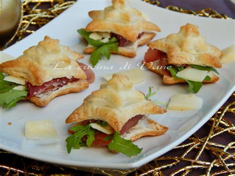 Stelle Con Rucola E Bresaola Antipasto Natale Capodanno