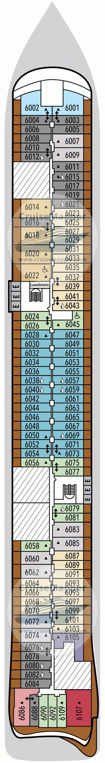 Silver Ray Deck 6 Plan Cruisemapper