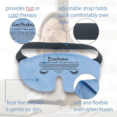 Migraine Eye Mask Hot or Cold Therapy Pack - Oranotech