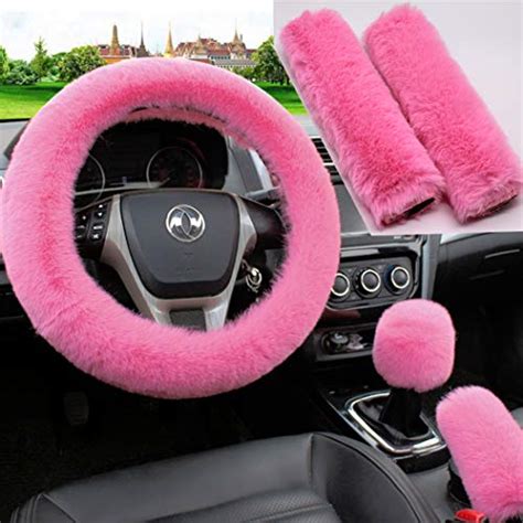 I Tested The Pink Fuzzy Steering Wheel Cover And Here S Why It S A Must