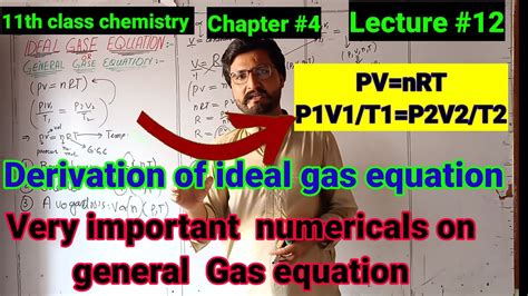 Ideal Gas Equation Pv Nrt Derivation Of General Gas Equation By Sir