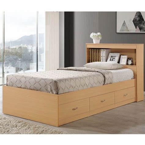 Pemberly Row Twin Captain Storage Bed Cabinet Murphy Beds