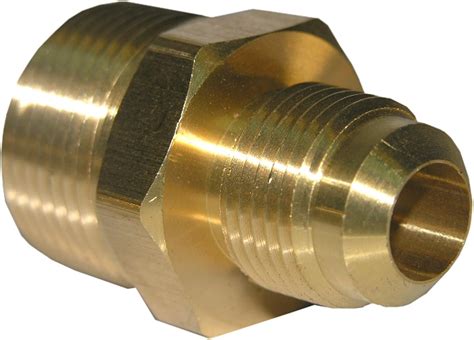 Lasco 17 4851 1 2 Inch Flare By 3 4 Inch Male Pipe Thread Brass Adapter Industrial