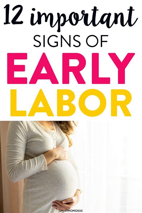 important signs  early labor