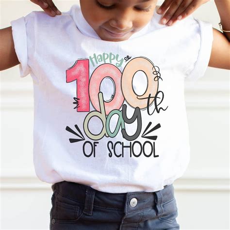 Camiseta de 100 días de clases para niños Camiseta para niños de 100