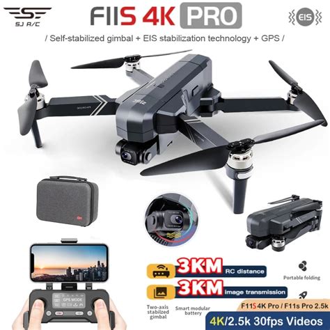 Sjrc F S K Pro F K Pro G Wifi Km Fpv Gps Drone With K Hd