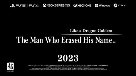 Like A Dragon Gaiden Announced Takes Place Between Yakuza 6 And Yakuza