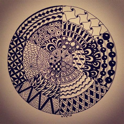 Zentangle Mandala Mandala Zentangle My Doodle