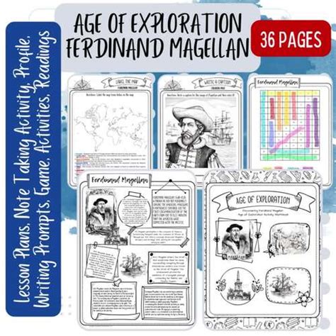 Age Of Exploration Ferdinand Magellan Notes Readings Map Activities