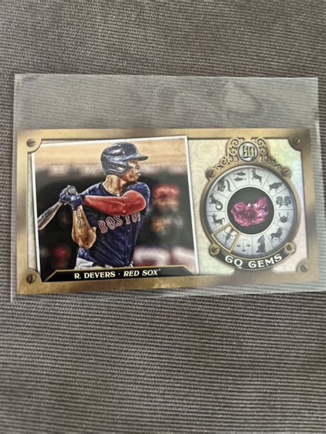 Topps Gypsy Queen Gq Gems Minis Rafael Devers Boston Red Sox Ggm